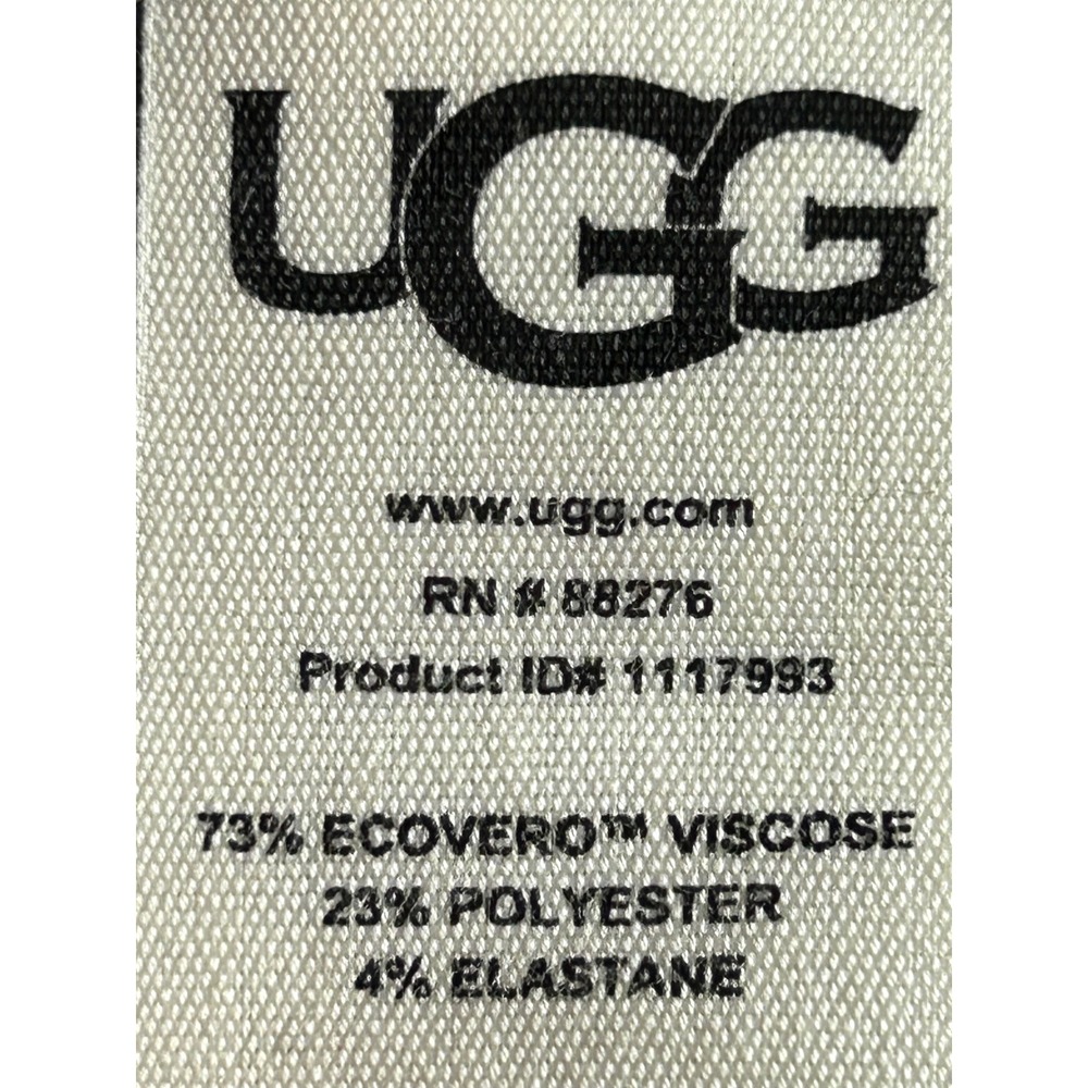 UGG Womens Blue Heathered EcoVero Viscose Drawstring Hem Sweatshirt XS 1117993 - Picture 6 of 9